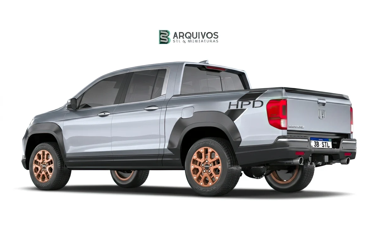 Modelo 3D STL - Honda Ridgeline 2021 — foto 3